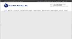 Desktop Screenshot of lakelandplastics.com